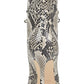 Nine West Women's Tirzah Dress Booties Natural black Snake Size 7.5M