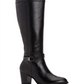 Giani Bernini Women's Rozario Leather Almond Toe Knee High Fashion Boots Black Size 5.5M