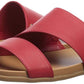 Kenneth Cole Women's Slim Square Cut Out Sandal Red Size 9 M