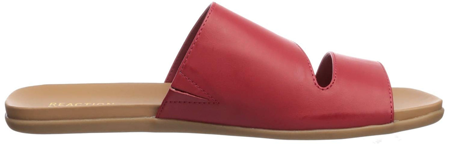 Kenneth Cole Women's Slim Square Cut Out Sandal Red Size 9 M