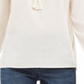 Style & Co Women's Embroidered Smocked-Neck Cotton Top White Size Petite S