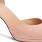 Alfani Women's Peonyyl Suede Peep Toe Formal Ankle Strap Sandals Pink Size 7.5 M