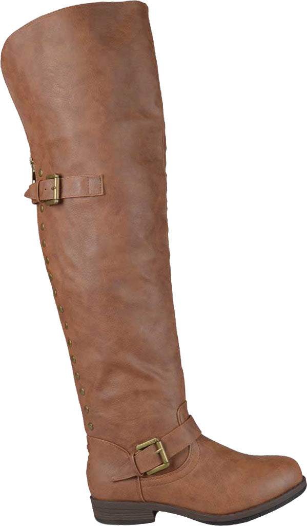 Journee Collection Women's Kane Boot Brown Size 7 M