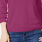 Karen Scott Women's Zip Back Mock Neck Sweater Purple Size XX-Large