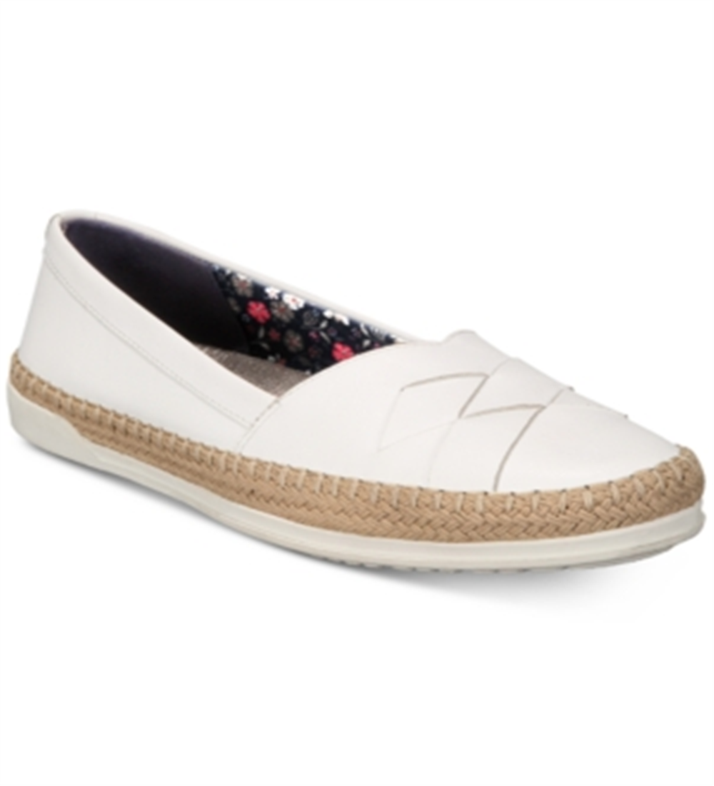 Anne Klein Women's Zessy Flats White Size 9.5M