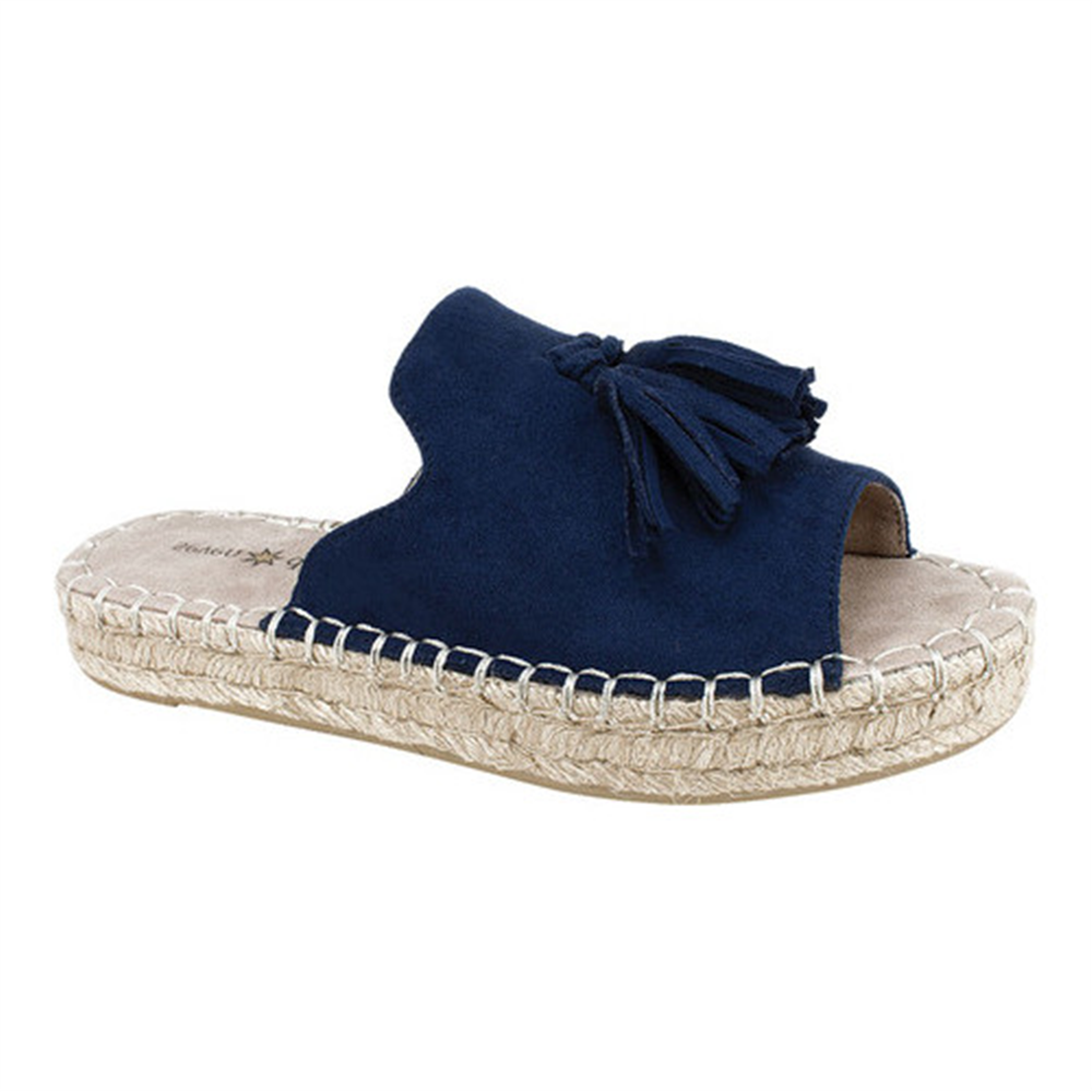 Seven Dials Women's Wendelle Tassel Sandal Blue Size 6 M