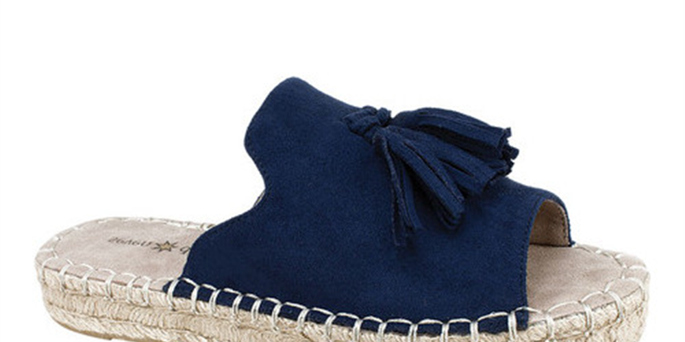 Seven Dials Women's Wendelle Tassel Sandal Blue Size 6 M
