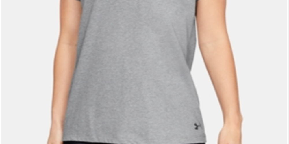 Under Armour Women's Pride Logo Graphic T-Shirt Gray Size Small