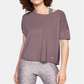 Under Armour Women's Relaxed Mesh T-Shirt Gray Size XL