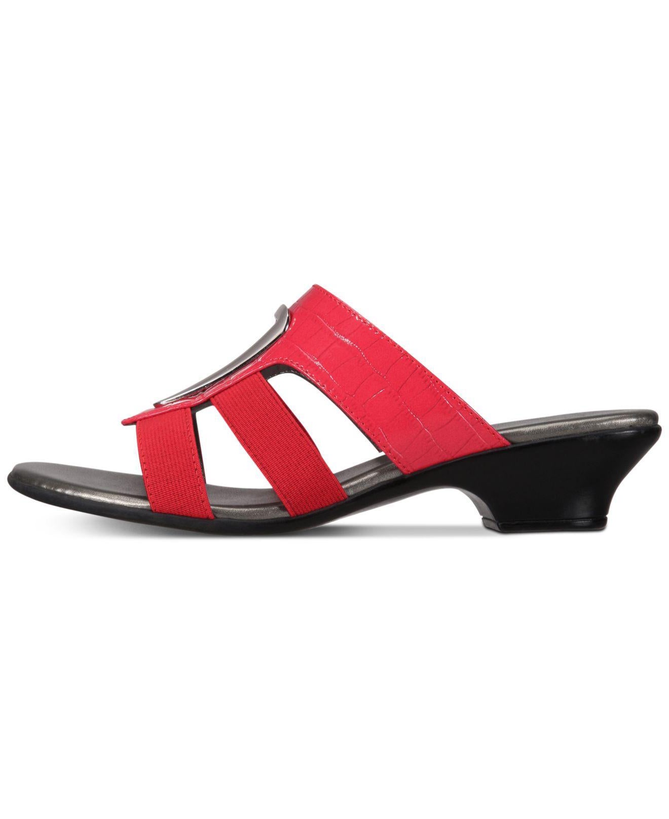 Karen Scott Women's Engle Sandals Red Size 9 M