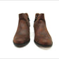 American Rag Women's Padded Comfort Abby Round Toe Block Heel Booties Brown Size 7.5 M