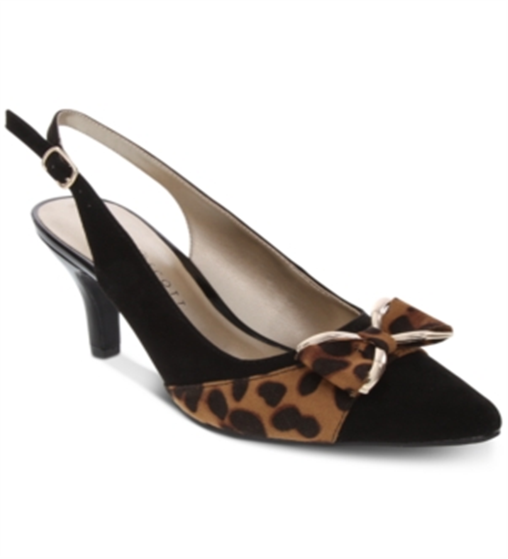 Karen Scott Women's Gladiss Slingback Pumps Black Size 10.5 M