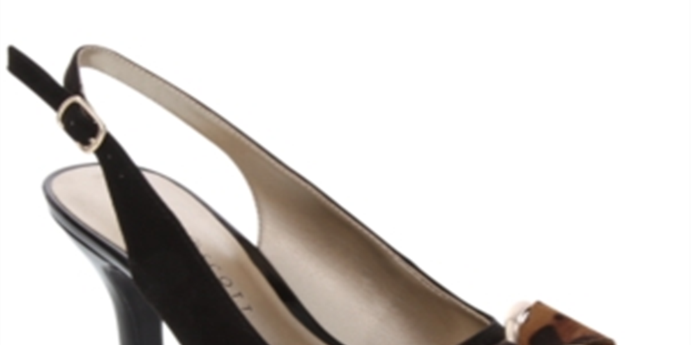 Karen Scott Women's Gladiss Slingback Pumps Black Size 10.5 M