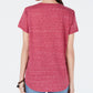 Style & Co Women's  Blend Short Sleeve V Neck T-Shirt Pink Size XS