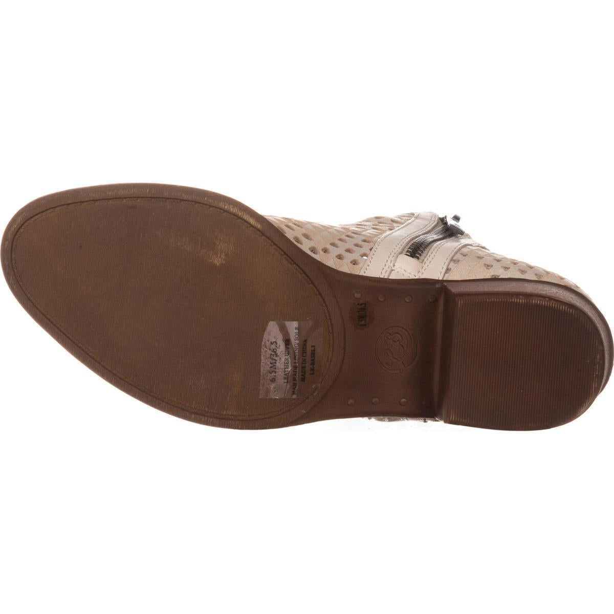 Lucky Brand Women's Perforated Basel Booti Sandshell Lugo Size 6.5M
