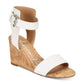 American Rag Women's Aislinn Open Toe Casual Platform Sandals White Size 7.5 M