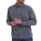 BARBOUR Men's  Logo Graphic Collared Work Dress Shirt Black Size XXL