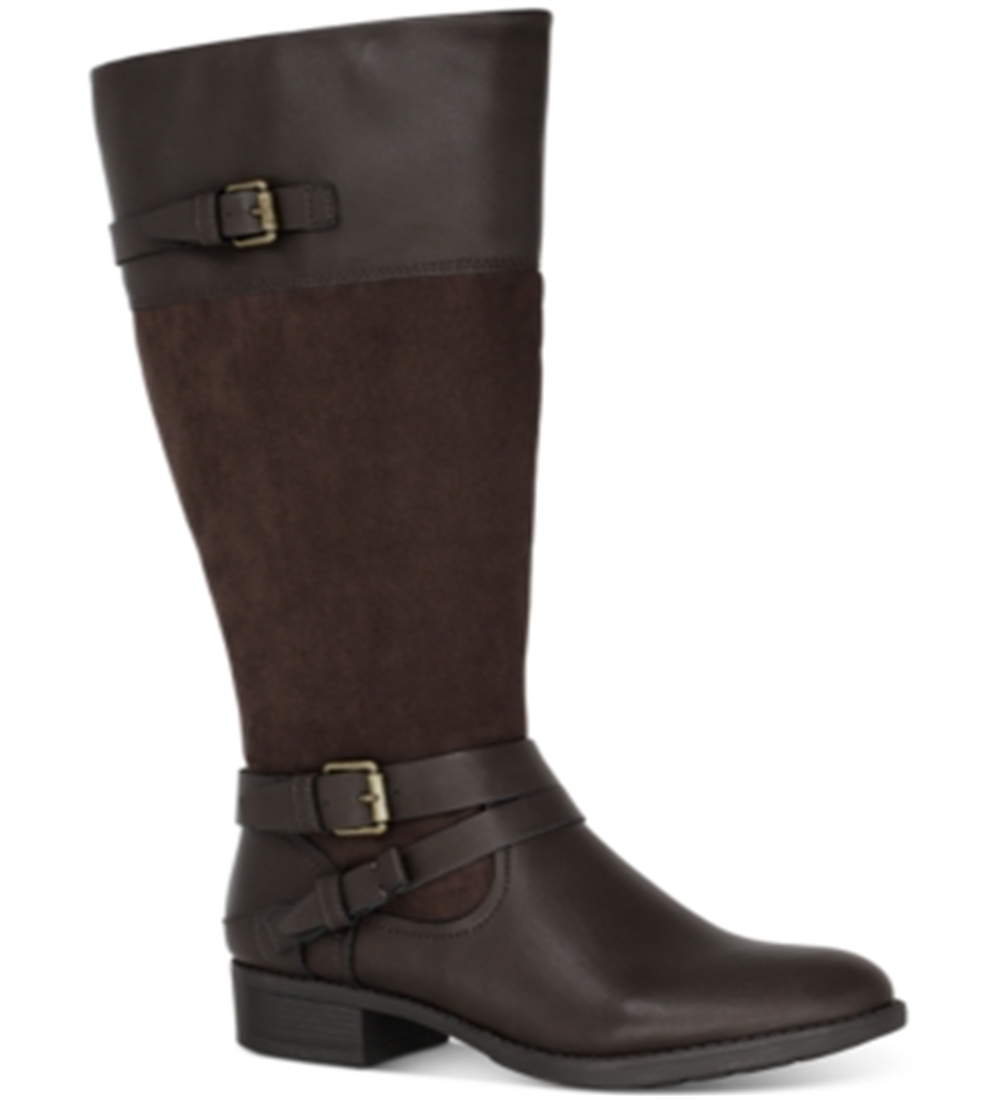 Style & Co. Women's Ashliie Closed Toe Knee High Fashion Boots Brown Size 11 M