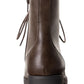 American Rag Women's Round Toe Block Heel Lace up Booties Brown Size 7 M