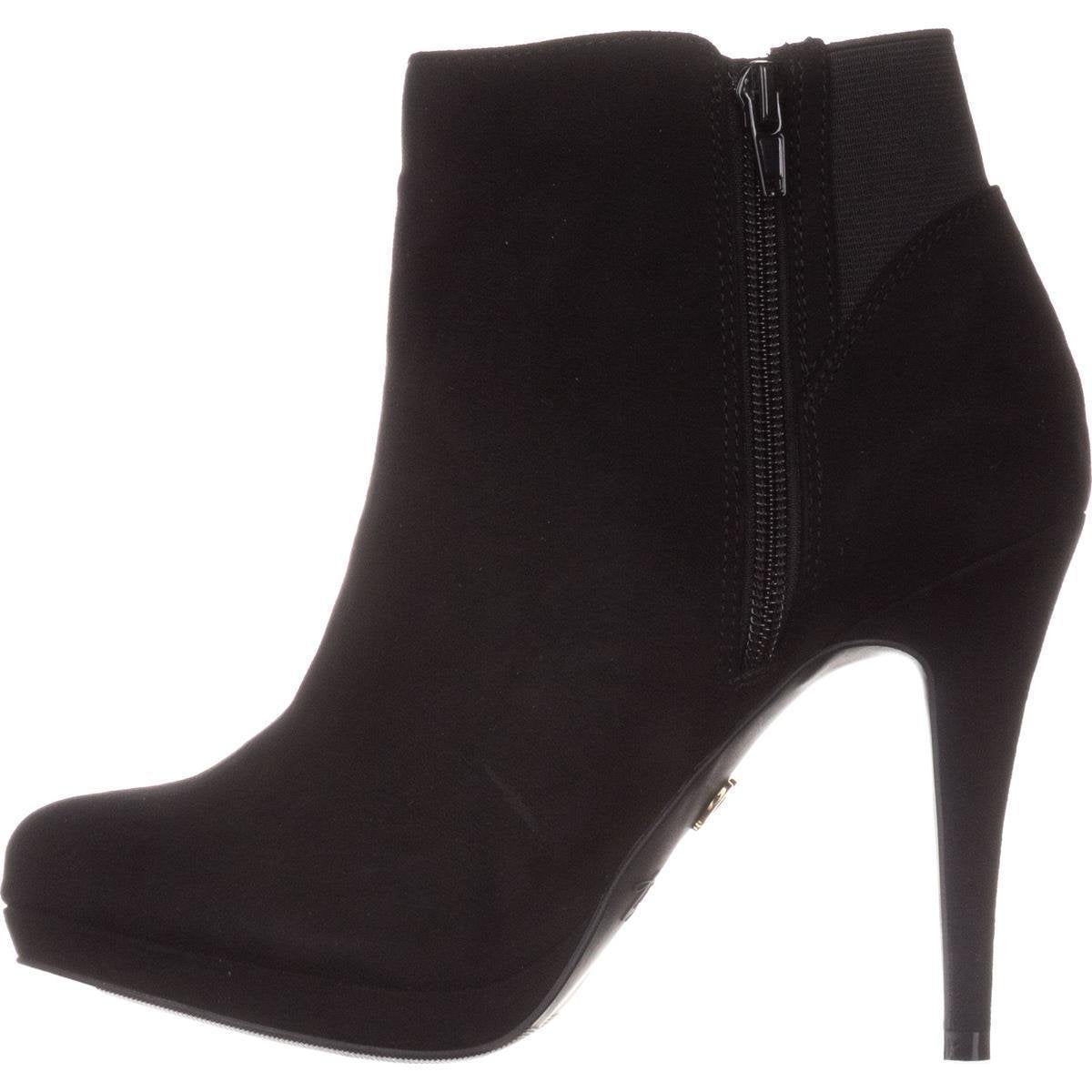 Thalia Sodi Women's Briea Almond Toe Ankle Fashion Boots Black Size 8.5W