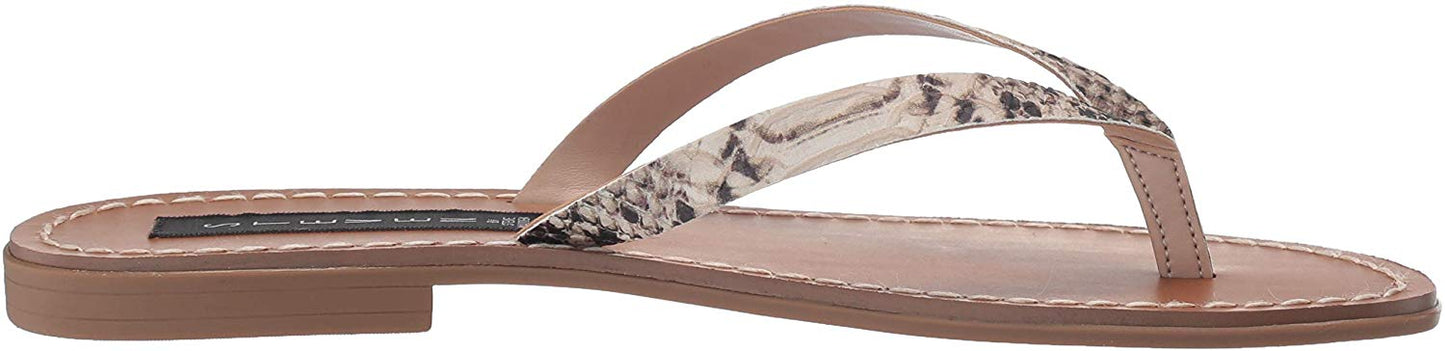 STEVEN by Steve Madden Women's CHEY Sandal, Natural Multi Size 9 M