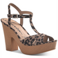 American Rag Women's Jamie Open Toe Casual Platform Sandals Leopard Size 11 M
