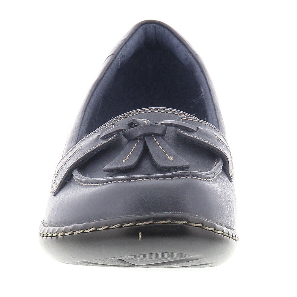 Clarks Women's Ashland Bubble Flats Shoes Blue Size 9 M