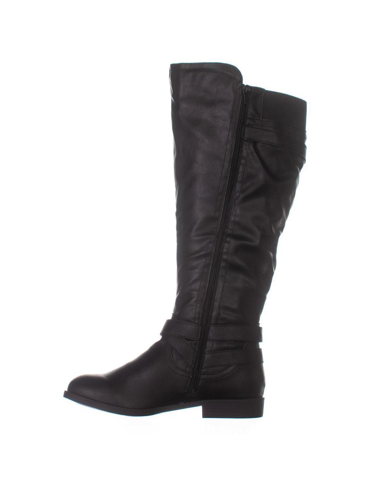 Style & Co Women's  Mayy Wide Calf Knee High Boots Black Size 9.5M