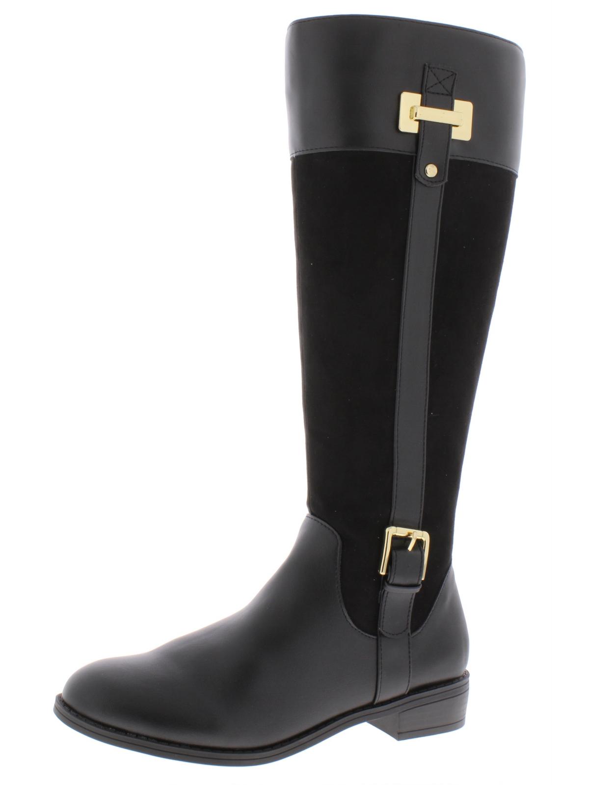 Karen Scott Women's Deliee Women Round Toe Boots Black Size 5 M