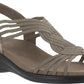 Easy Street Women's  Natara Sandals Pewter Size 6W