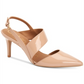 Calvin Klein Women's Gianna Pointed Toe Bridal Slingback Sandals Brown Size 9 M