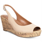Style & Co Women's Sondire Peep Toe Casual Slingback Sandals Brown  Size -10.5 M