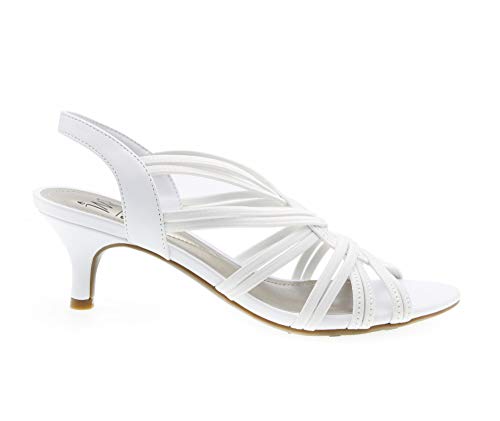 Impo Women's Eileen Stretch Sandals White Size 7.5 M