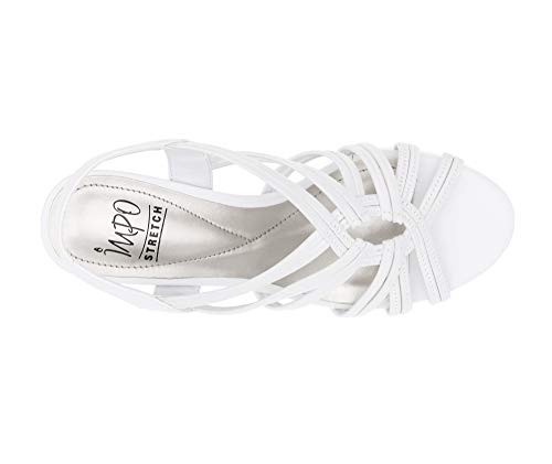 Impo Women's Eileen Stretch Sandals White Size 7.5 M