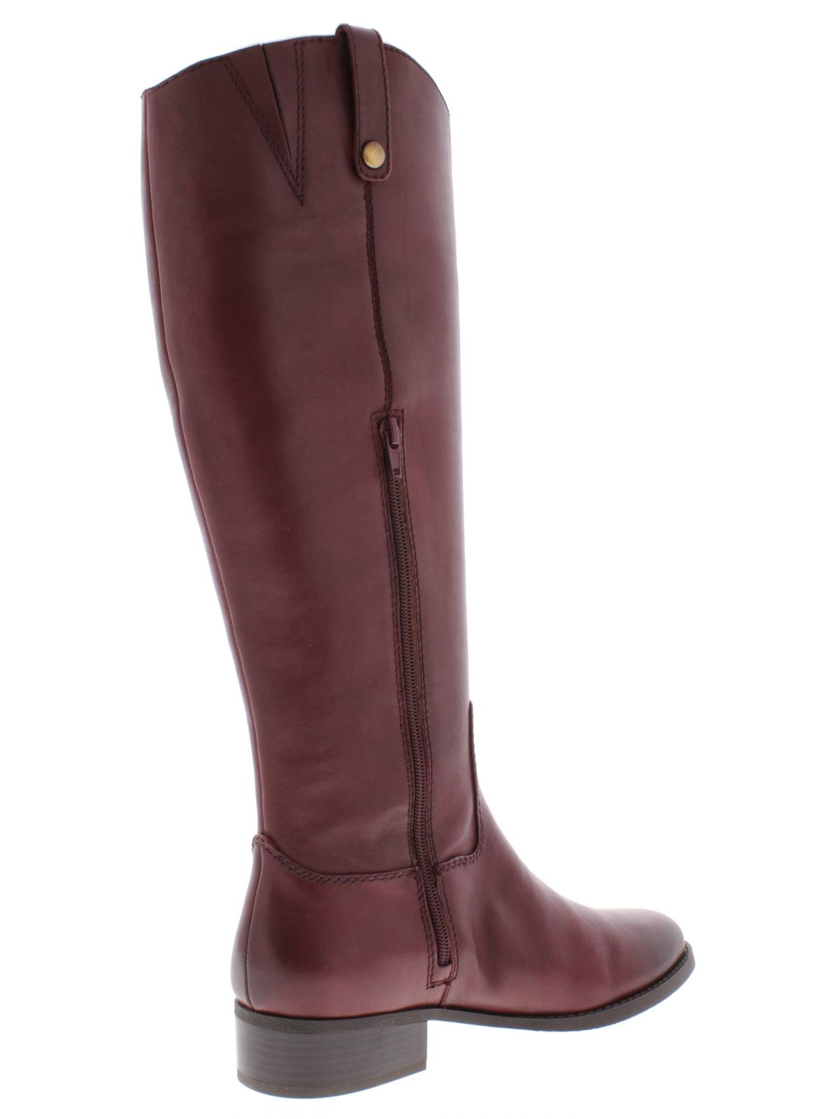 INC International Concepts Women's Fawne Riding Leather Boots Red Size 5 M