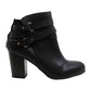 Material Girl Women's Melany Suede Closed Toe Ankle Fashion Boots Black Size 6 M