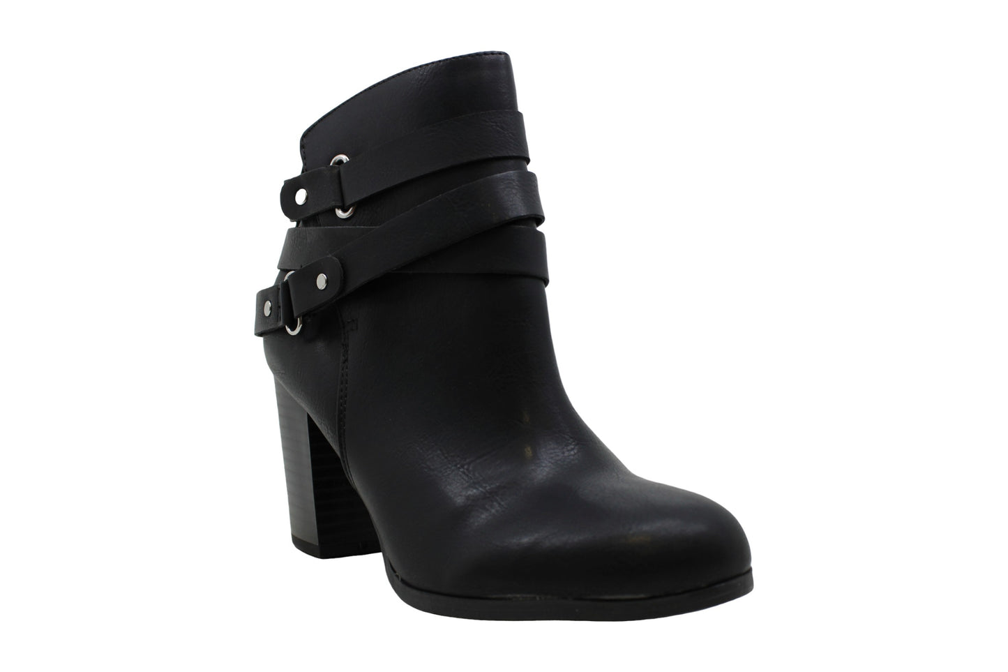 Material Girl Women's Melany Suede Closed Toe Ankle Fashion Boots Black Size 6 M