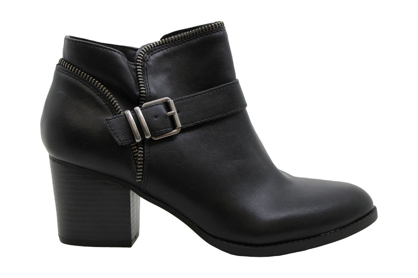Material Girl Women's Melany Suede Closed Toe Ankle Fashion Boots Black Size 6 M