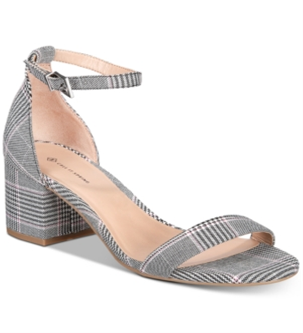 Call It Spring Women's Stangarone Block Heel Sandals Black Size 6.5 B