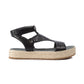 Bare Traps Women's Bernedette Open Toe Casual Platform Sandals Black Size 8.5 M