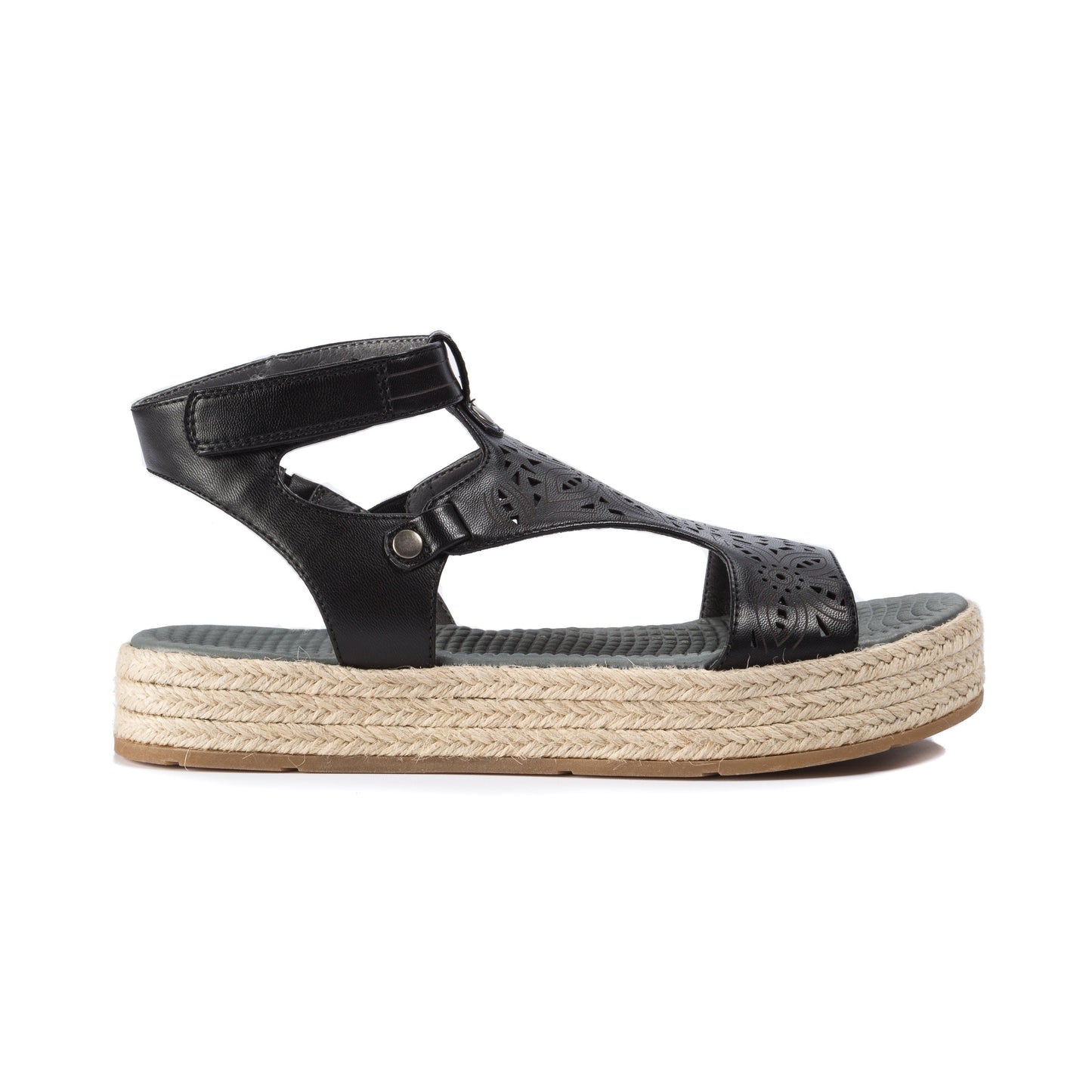 Bare Traps Women's Bernedette Open Toe Casual Platform Sandals Black Size 8.5 M