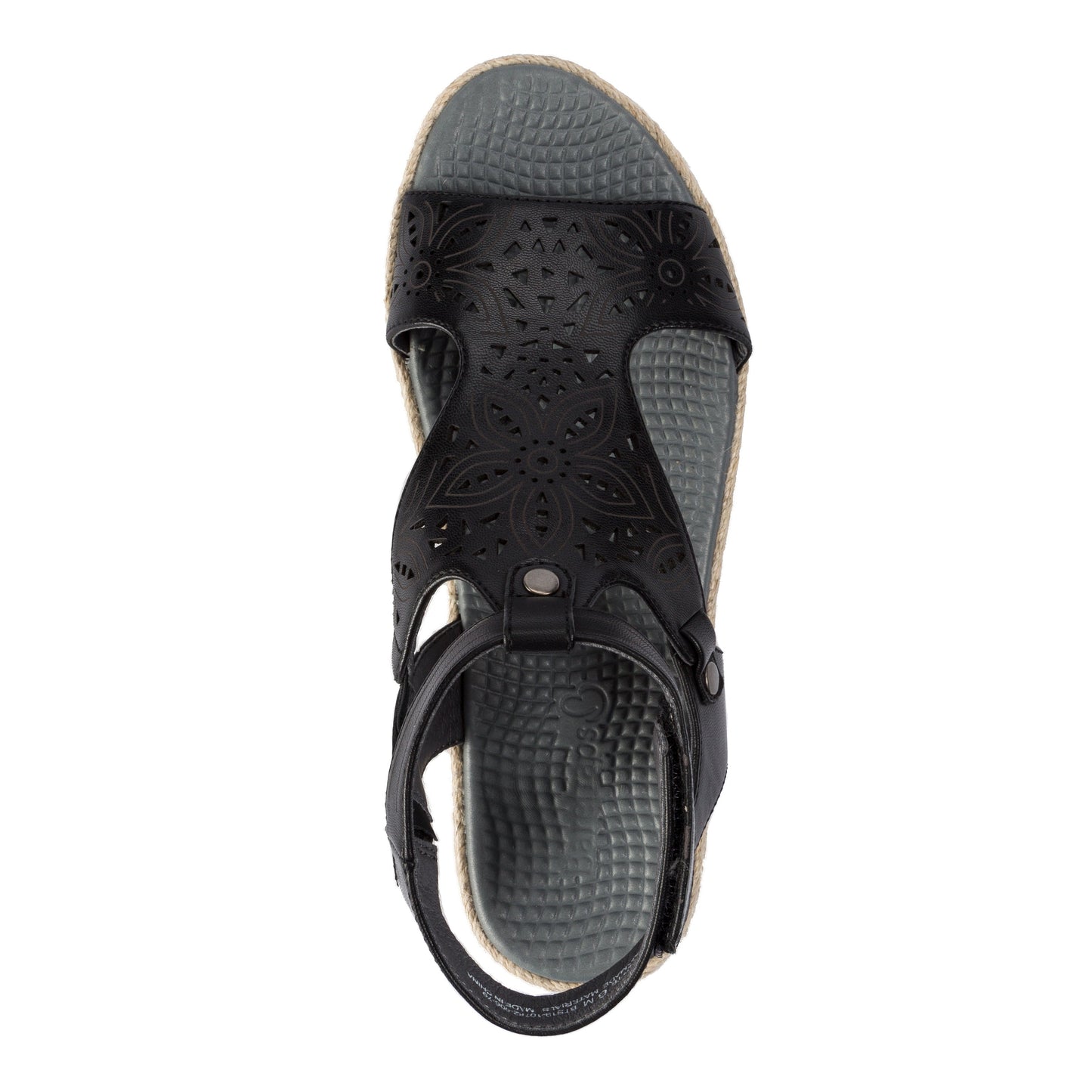 Bare Traps Women's Bernedette Open Toe Casual Platform Sandals Black Size 8.5 M