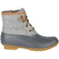 Style & Co Women's Sperry Saltwater Emboss Wool Gray Size 8.5 M