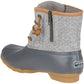 Style & Co Women's Sperry Saltwater Emboss Wool Gray Size 8.5 M