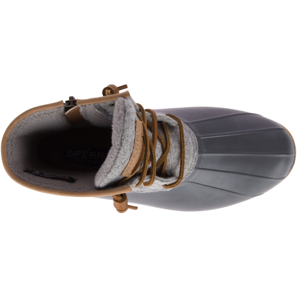 Style & Co Women's Sperry Saltwater Emboss Wool Gray Size 8.5 M