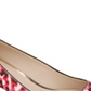 Kenneth Cole New York Women's Leopard Print Cushioned Morgan Pointy Toe Kitten Heel Slip on Dress Pumps Pink Size 6.5M