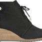Dr. Scholls Women's Conquer Wedge Bootie Black Size 6 M