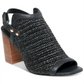 STEVEN by Steve Madden Women's Sweep Heeled Sandal Black Size 7.5 M
