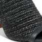 STEVEN by Steve Madden Women's Sweep Heeled Sandal Black Size 7.5 M