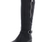 Material Girl Women's Winnnie Faux Leather Tall Riding Boots Black Size 5 M